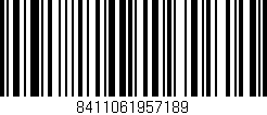 Código de barras (EAN, GTIN, SKU, ISBN): '8411061957189'