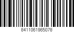 Código de barras (EAN, GTIN, SKU, ISBN): '8411061965078'