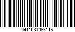 Código de barras (EAN, GTIN, SKU, ISBN): '8411061965115'