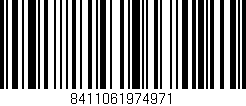 Código de barras (EAN, GTIN, SKU, ISBN): '8411061974971'