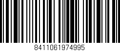 Código de barras (EAN, GTIN, SKU, ISBN): '8411061974995'