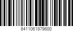 Código de barras (EAN, GTIN, SKU, ISBN): '8411061979600'