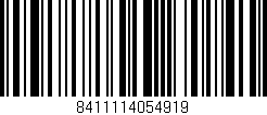 Código de barras (EAN, GTIN, SKU, ISBN): '8411114054919'
