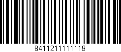 Código de barras (EAN, GTIN, SKU, ISBN): '8411211111119'