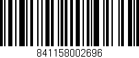 Código de barras (EAN, GTIN, SKU, ISBN): '841158002696'