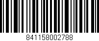 Código de barras (EAN, GTIN, SKU, ISBN): '841158002788'