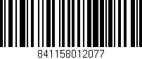 Código de barras (EAN, GTIN, SKU, ISBN): '841158012077'