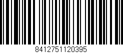 Código de barras (EAN, GTIN, SKU, ISBN): '8412751120395'