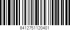 Código de barras (EAN, GTIN, SKU, ISBN): '8412751120401'