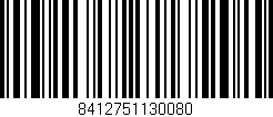 Código de barras (EAN, GTIN, SKU, ISBN): '8412751130080'