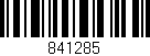 Código de barras (EAN, GTIN, SKU, ISBN): '841285'
