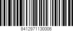 Código de barras (EAN, GTIN, SKU, ISBN): '8412971130006'