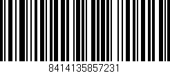 Código de barras (EAN, GTIN, SKU, ISBN): '8414135857231'