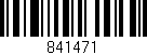 Código de barras (EAN, GTIN, SKU, ISBN): '841471'