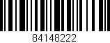 Código de barras (EAN, GTIN, SKU, ISBN): '84148222'