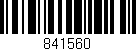 Código de barras (EAN, GTIN, SKU, ISBN): '841560'