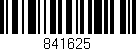 Código de barras (EAN, GTIN, SKU, ISBN): '841625'