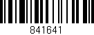 Código de barras (EAN, GTIN, SKU, ISBN): '841641'