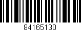 Código de barras (EAN, GTIN, SKU, ISBN): '84165130'