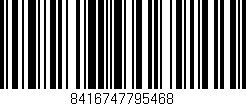 Código de barras (EAN, GTIN, SKU, ISBN): '8416747795468'