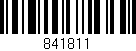 Código de barras (EAN, GTIN, SKU, ISBN): '841811'