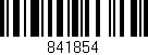 Código de barras (EAN, GTIN, SKU, ISBN): '841854'