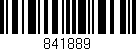 Código de barras (EAN, GTIN, SKU, ISBN): '841889'