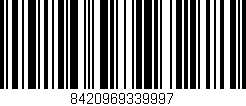 Código de barras (EAN, GTIN, SKU, ISBN): '8420969339997'