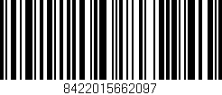 Código de barras (EAN, GTIN, SKU, ISBN): '8422015662097'