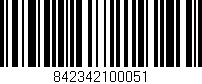 Código de barras (EAN, GTIN, SKU, ISBN): '842342100051'