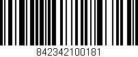 Código de barras (EAN, GTIN, SKU, ISBN): '842342100181'