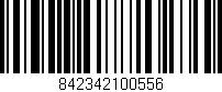 Código de barras (EAN, GTIN, SKU, ISBN): '842342100556'