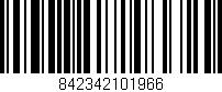 Código de barras (EAN, GTIN, SKU, ISBN): '842342101966'
