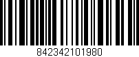 Código de barras (EAN, GTIN, SKU, ISBN): '842342101980'