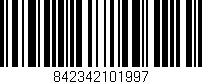 Código de barras (EAN, GTIN, SKU, ISBN): '842342101997'