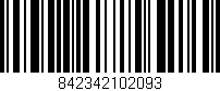 Código de barras (EAN, GTIN, SKU, ISBN): '842342102093'