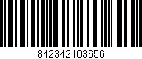 Código de barras (EAN, GTIN, SKU, ISBN): '842342103656'