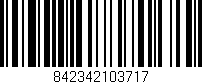 Código de barras (EAN, GTIN, SKU, ISBN): '842342103717'