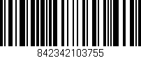 Código de barras (EAN, GTIN, SKU, ISBN): '842342103755'