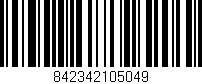 Código de barras (EAN, GTIN, SKU, ISBN): '842342105049'