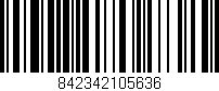 Código de barras (EAN, GTIN, SKU, ISBN): '842342105636'