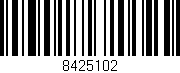 Código de barras (EAN, GTIN, SKU, ISBN): '8425102'