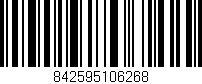 Código de barras (EAN, GTIN, SKU, ISBN): '842595106268'