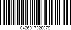 Código de barras (EAN, GTIN, SKU, ISBN): '8426017020879'
