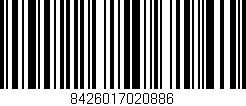 Código de barras (EAN, GTIN, SKU, ISBN): '8426017020886'