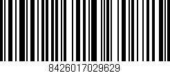 Código de barras (EAN, GTIN, SKU, ISBN): '8426017029629'