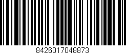 Código de barras (EAN, GTIN, SKU, ISBN): '8426017048873'