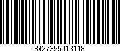 Código de barras (EAN, GTIN, SKU, ISBN): '8427395013118'