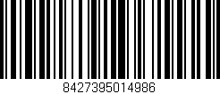 Código de barras (EAN, GTIN, SKU, ISBN): '8427395014986'
