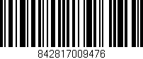 Código de barras (EAN, GTIN, SKU, ISBN): '842817009476'